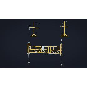 Construction Lift LODs GameReady 3D model